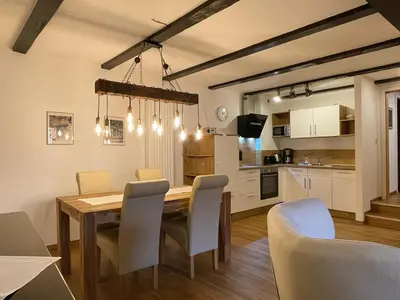 Küche/Küchenzeile in der Unterkunft Apartment No12 mit zwei Schlafzimmern und Wohnküche