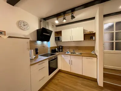 Küche/Küchenzeile in der Unterkunft Apartment No12 mit zwei Schlafzimmern und Wohnküche