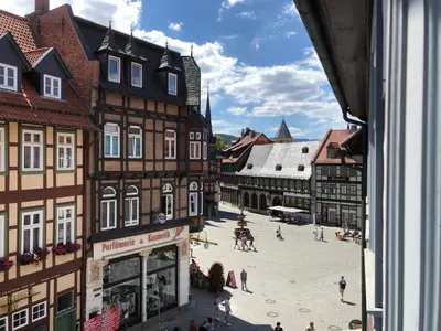 Das Gebäude in dem sich die Ferienwohnung befindet