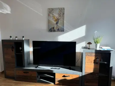 TV/Unterhaltungsangebot in der Unterkunft Ferienwohnung Agora inkl Parkplatz