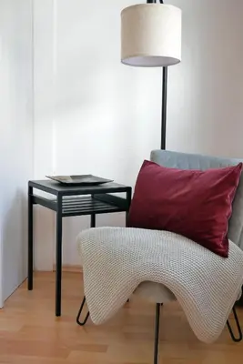 Ein Bett oder Betten in einem Zimmer der Unterkunft Ferienwohnung Werenberg Goslar