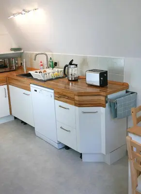 Küche/Küchenzeile in der Unterkunft Ferienwohnung Werenberg Goslar