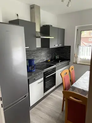 Küche/Küchenzeile in der Unterkunft Ferienhaus Bockswiese