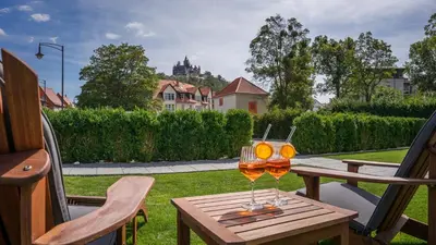 Getränke in der Unterkunft Boutiquehotel Schloßpalais