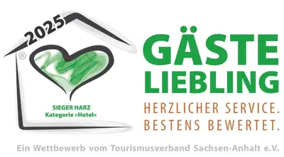 Ein Zertifikat, Auszeichnung, Logo oder anderes Dokument, das in der Unterkunft Boutiquehotel Schloßpalais ausgestellt ist