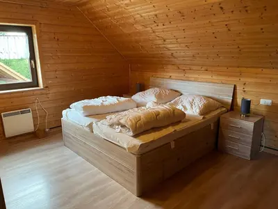 Ein Bett oder Betten in einem Zimmer der Unterkunft Holiday Home Funke by Interhome