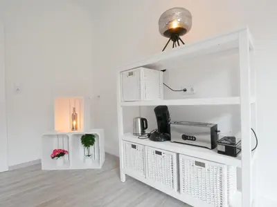 Küche/Küchenzeile in der Unterkunft EUPHORAS - Modern eingerichtete Ferienwohnung mit 3 Schlafzimmern im Harz