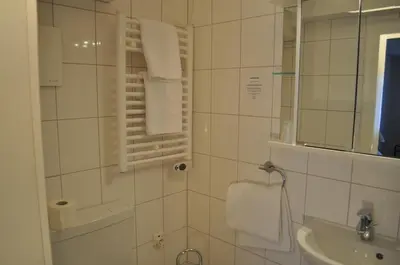 Ein Badezimmer in der Unterkunft Hotel Engel Altenau