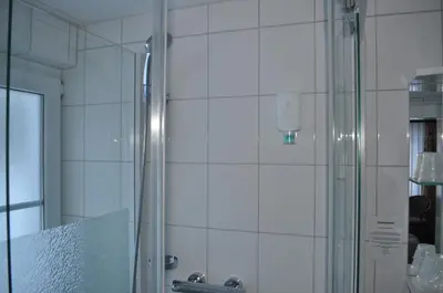 Ein Badezimmer in der Unterkunft Hotel Engel Altenau