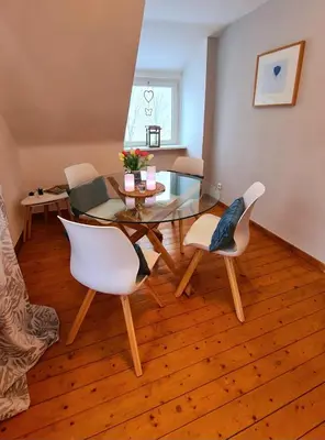 Ein Sitzbereich in der Unterkunft GP Ferienwohnung