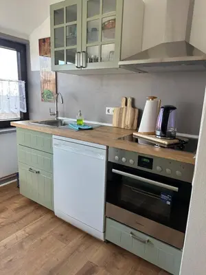 Küche/Küchenzeile in der Unterkunft GP Ferienwohnung