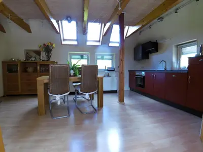 Küche/Küchenzeile in der Unterkunft Ferienwohnung Zündholz
