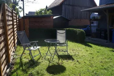 Ein Garten an der Unterkunft Ferienwohnung Zündholz