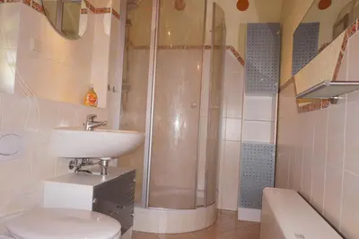 Ein Badezimmer in der Unterkunft Ferienwohnung Zündholz