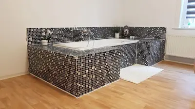 Ein Badezimmer in der Unterkunft EUPHORAS - Top ausgestattete Ferienwohnung mit 105 qm und 3 Schlafzimmern