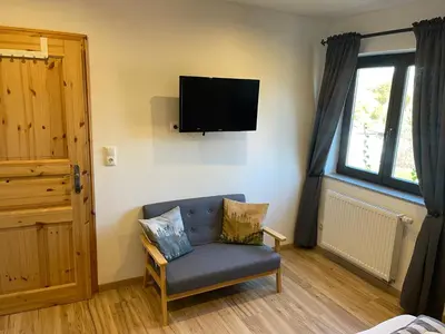 TV/Unterhaltungsangebot in der Unterkunft Ferienwohnung Arnold