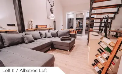 Die Bibliothek in der Ferienwohnung