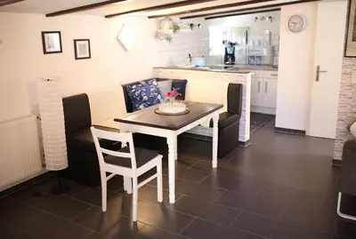 Küche/Küchenzeile in der Unterkunft Schlossweg-Apartment