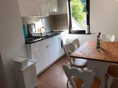 Küche/Küchenzeile in der Unterkunft Ferienhaus Art Apartment - Harz