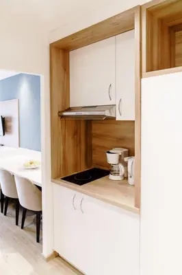 Küche/Küchenzeile in der Unterkunft Haus am See Luxury HS 228 B