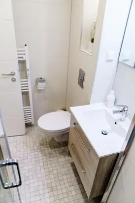 Ein Badezimmer in der Unterkunft Haus am See Luxury HS 228 B