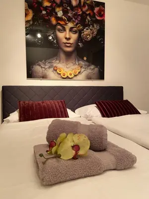 Ein Bett oder Betten in einem Zimmer der Unterkunft Good Life