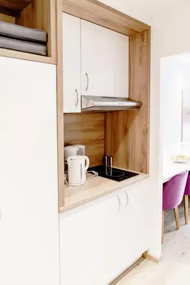 Küche/Küchenzeile in der Unterkunft Haus am See Luxury HS 223 B