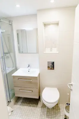 Ein Badezimmer in der Unterkunft Haus am See Luxury HS 224 B