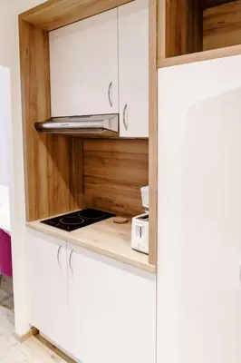 Küche/Küchenzeile in der Unterkunft Haus am See Luxury HS 226 B