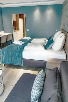 Ein Bett oder Betten in einem Zimmer der Unterkunft Haus am See HS 232