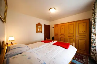 Ein Bett oder Betten in einem Zimmer der Unterkunft Ferienwohnung Momo
