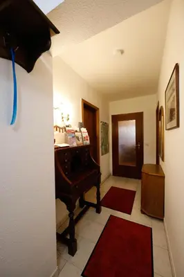 Ein Sitzbereich in der Unterkunft Ferienwohnung Momo