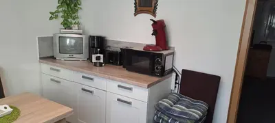 Küche/Küchenzeile in der Unterkunft Ferienwohnung Haus Niedersachsen