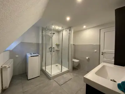 Ein Badezimmer in der Unterkunft Suite Apartment Quedlinburg Schlosspfad