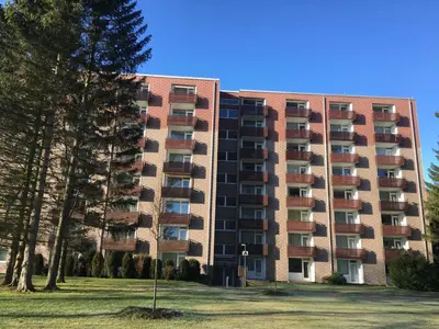 Das Gebäude in dem sich die Ferienwohnung befindet