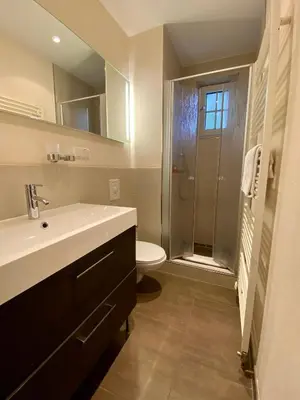 Ein Badezimmer in der Unterkunft country-suites by verdino LIVING - Apartments & Suites