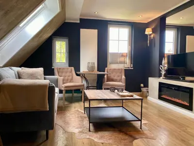 Ein Sitzbereich in der Unterkunft country-suites by verdino LIVING - Apartments & Suites