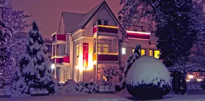Hotel Villa Feise - Direkt in der Innenstadt-Fußgängerzone- im Winter