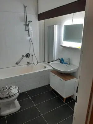 Ein Badezimmer in der Unterkunft Ferienwohnung Harzmonie