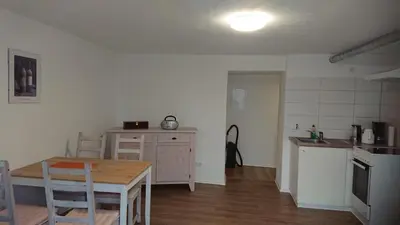 Küche/Küchenzeile in der Unterkunft Ferienwohnung Wäldle