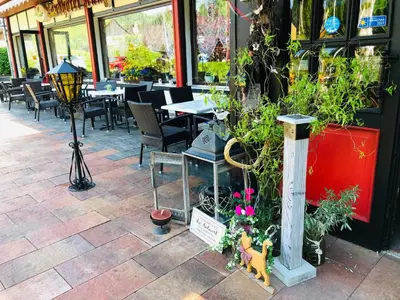 Ein Garten an der Unterkunft Landhotel Kunzental