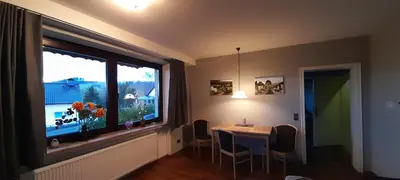 Grundriss der Unterkunft Ferienwohnung Wiesenblick mit Terrasse im Landhaus Fischer