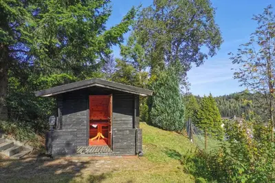 Ein Garten an der Unterkunft Ferienwohnung mit weitem Ausblick in Altenau