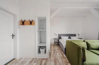 Ein Bett oder Betten in einem Zimmer der Unterkunft Landhotel Villa Foresta