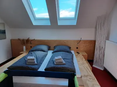 Ein Sitzbereich in der Unterkunft Appartement Am Salzbergtal
