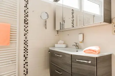 Ein Badezimmer in der Unterkunft Parkhotel Weber-Müller