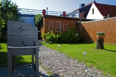 Ein Garten an der Unterkunft Dein Ferienhaus in Wernigerode