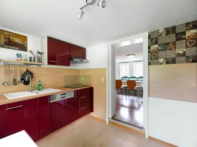 Küche/Küchenzeile in der Unterkunft Ferienwohnung in Benneckenstein