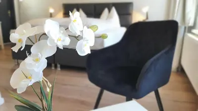 Ein Sitzbereich in der Unterkunft Hotel Schneiderhof