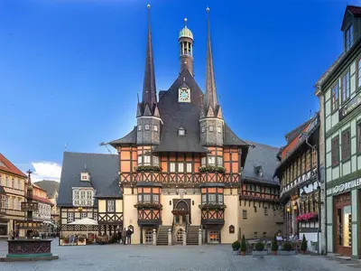 Das Gebäude in dem sich die Ferienwohnung befindet
